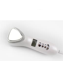 image-Red And Blue Hot And Cold Hammer Beauty Equipment Facial Vibration