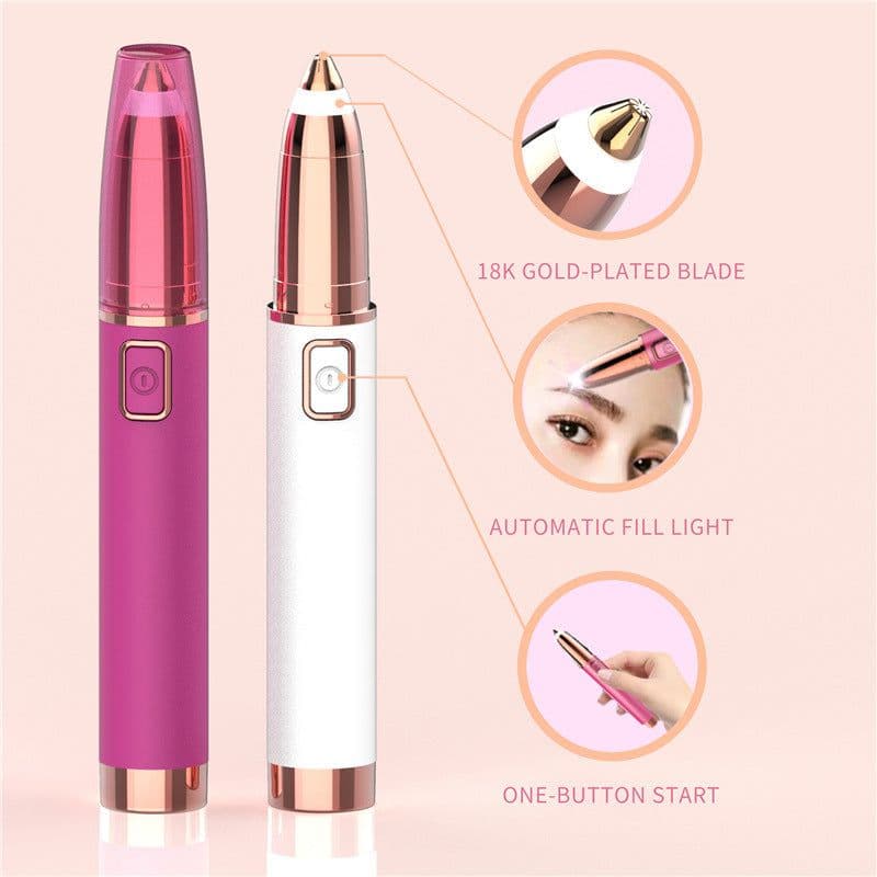 image-Amazon Cross-border Electric Eyebrow Trimming Pencil Lady Lipstick Eyebrow Trimmer