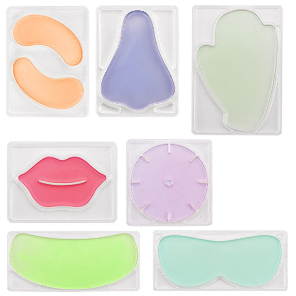 image-Facial Mask Set Hand Touch Lip Mask Eye Bag Mask Eye Mask Mask Nasal Mask Makeup Worker