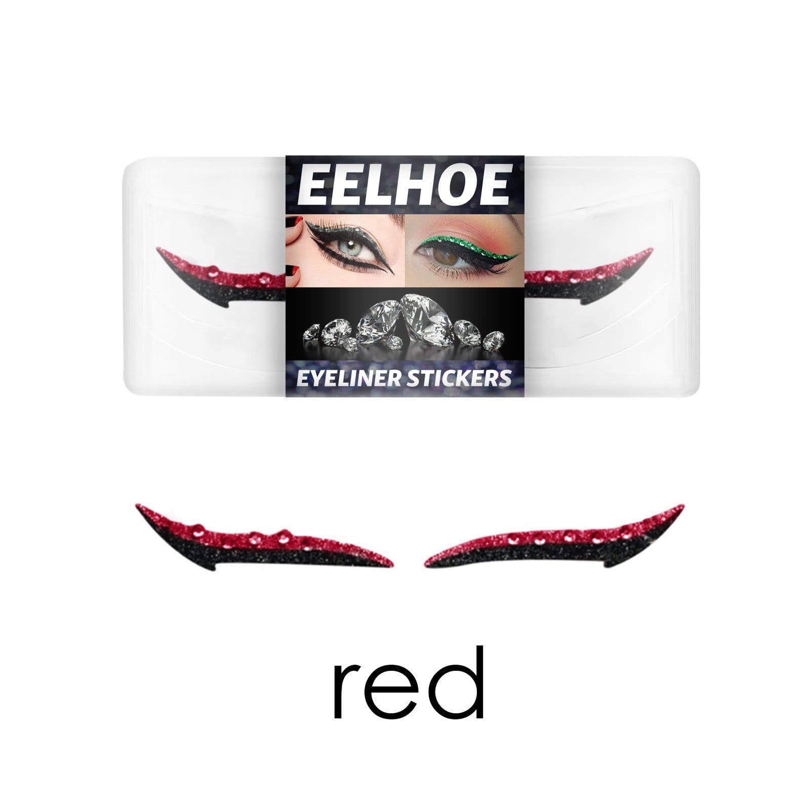 image-Creative Simple Waterproof Diamond Eyeliner Stickers