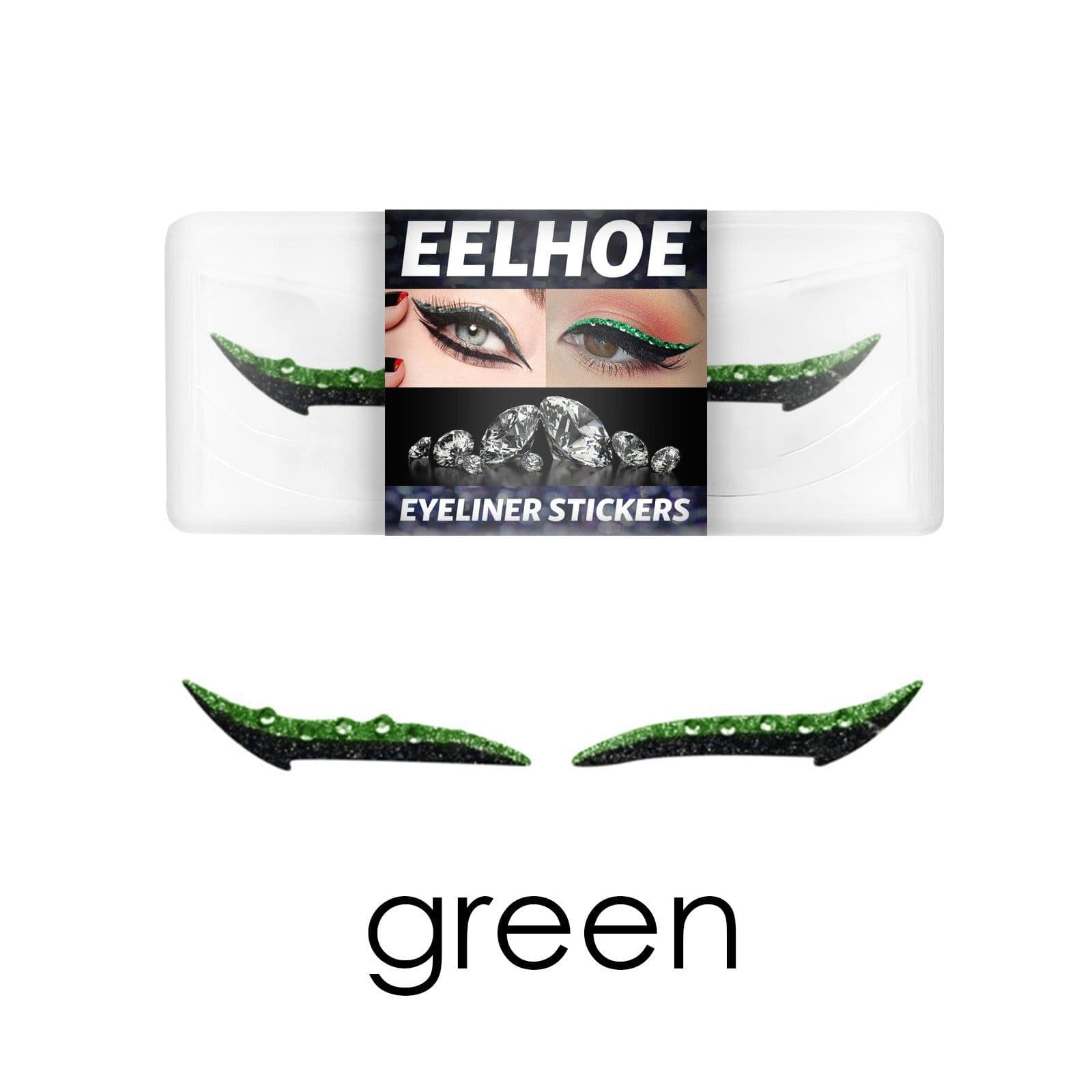 image-Creative Simple Waterproof Diamond Eyeliner Stickers