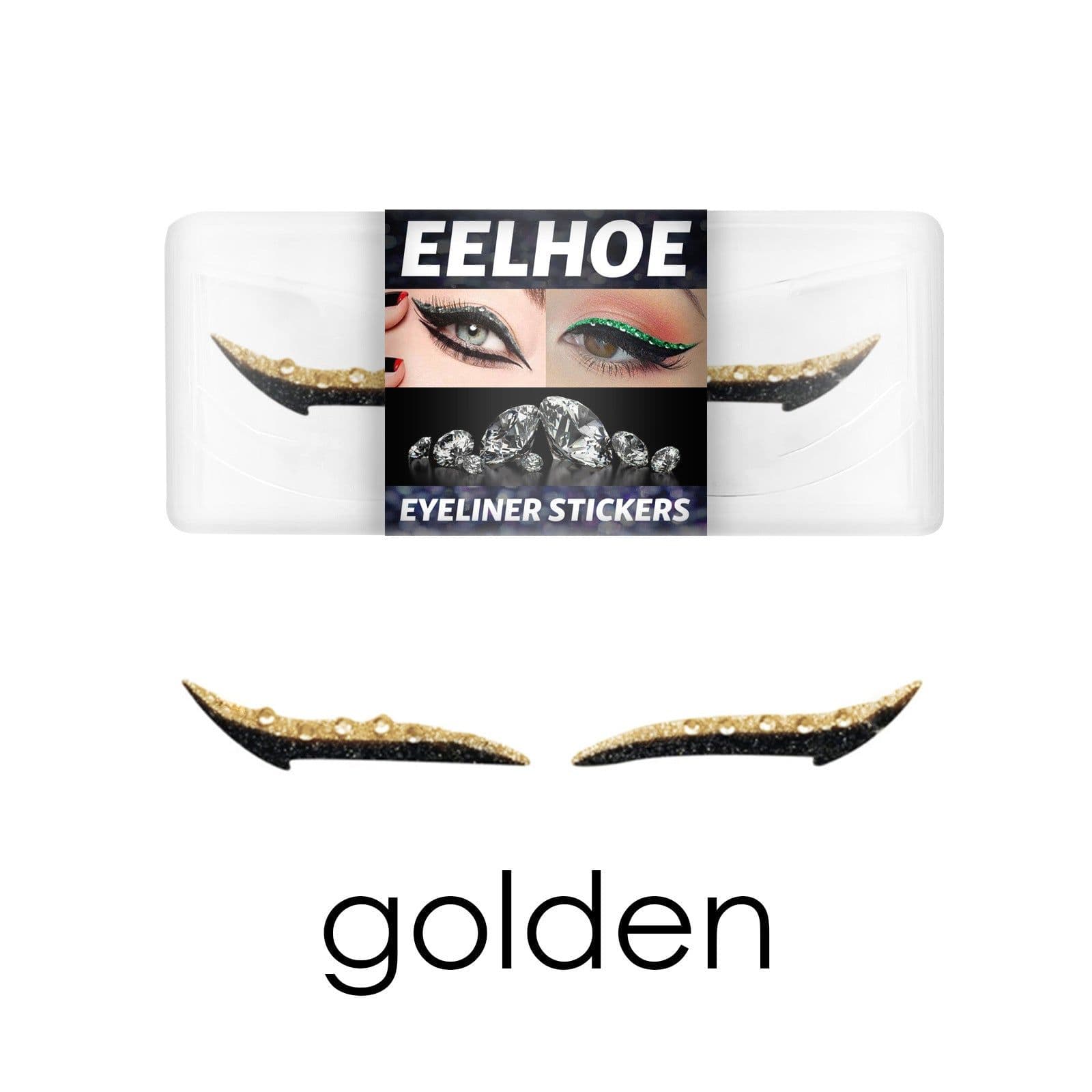 image-Creative Simple Waterproof Diamond Eyeliner Stickers
