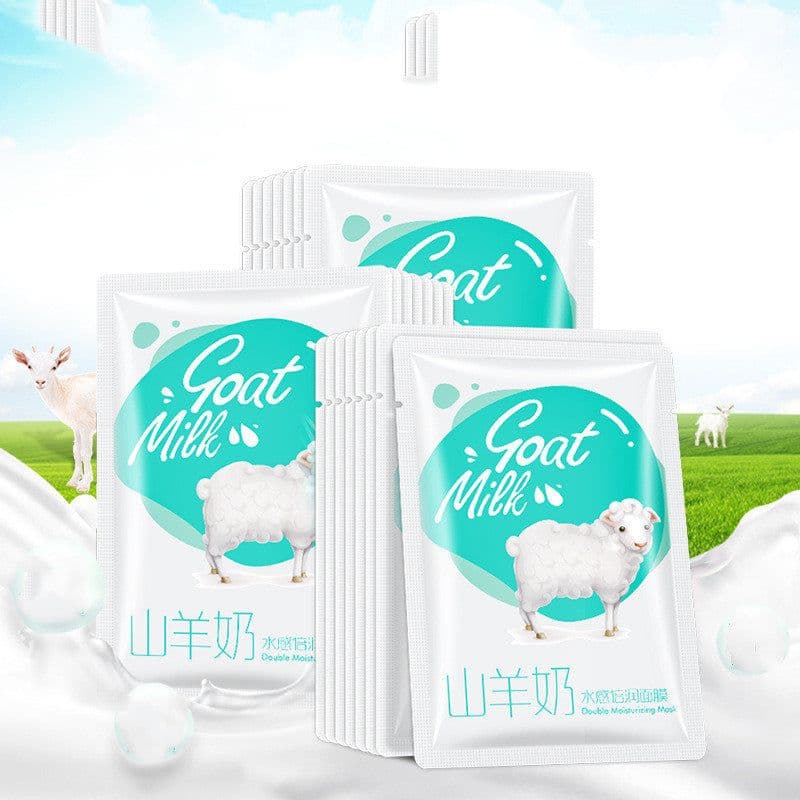 image-Goat Milk Facial Mask Skin Care Moisturizing Skin Moisturizing Hyaluronic Acid