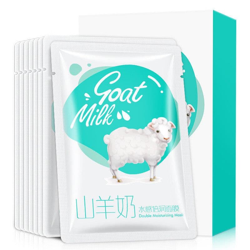 image-Goat Milk Facial Mask Skin Care Moisturizing Skin Moisturizing Hyaluronic Acid