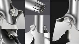 image-Stainless Steel Nose Hair Trimmer Men's Manual Scissors To Remove Nose Hair Shaving Cleaner