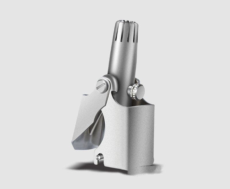 image-Stainless Steel Nose Hair Trimmer Men's Manual Scissors To Remove Nose Hair Shaving Cleaner