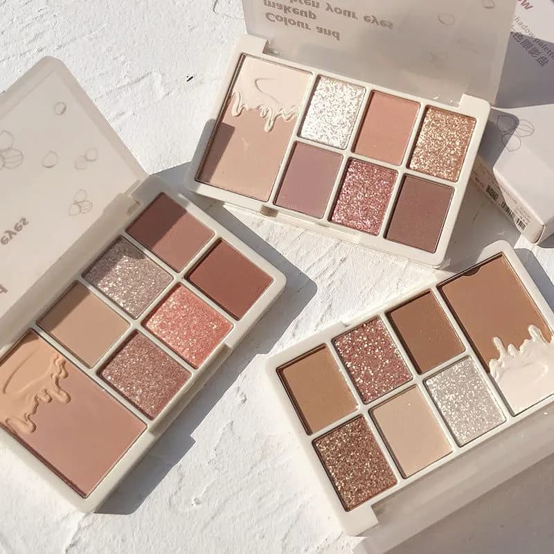 image-Seven-color Eyeshadow Palette Matte Pearlescent Color