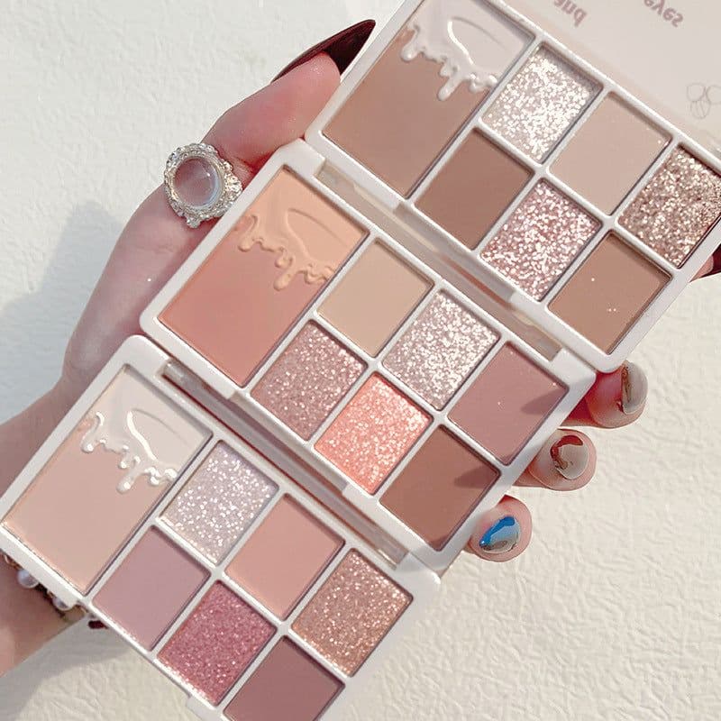 image-Seven-color Eyeshadow Palette Matte Pearlescent Color