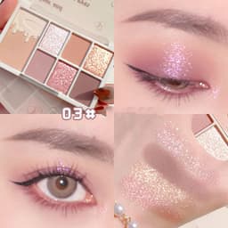 image-Seven-color Eyeshadow Palette Matte Pearlescent Color