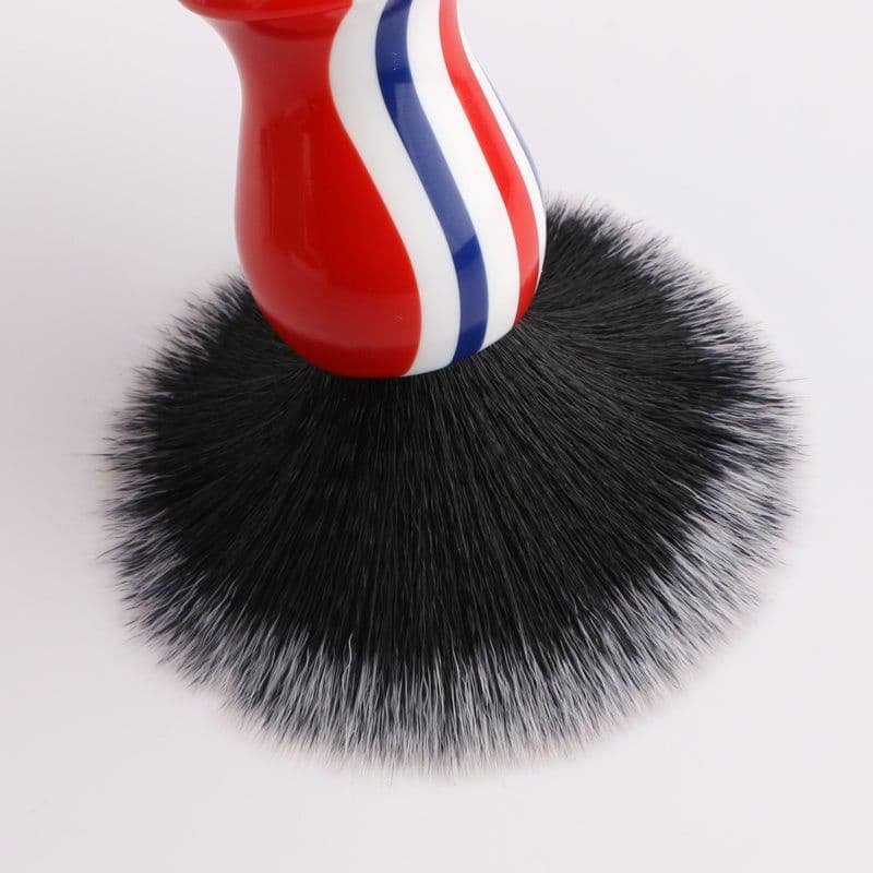 image-Manual Razor Men Soft Hair Beard Brush Resin Nylon Hair Shaving Brush Shaving Brush