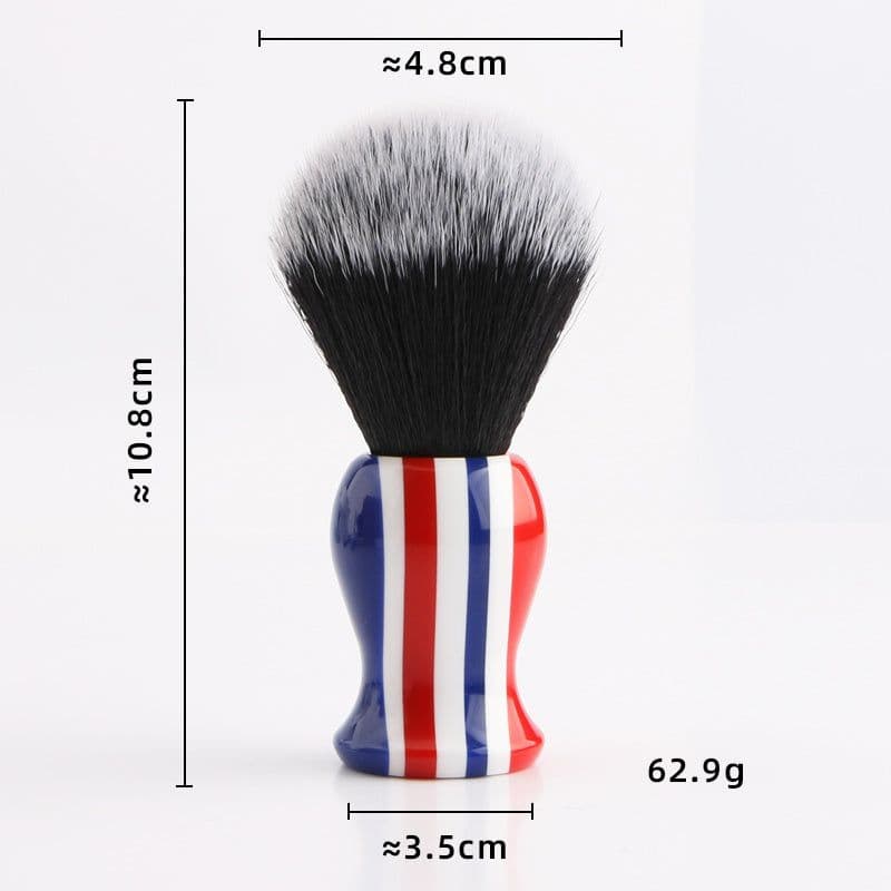 image-Manual Razor Men Soft Hair Beard Brush Resin Nylon Hair Shaving Brush Shaving Brush