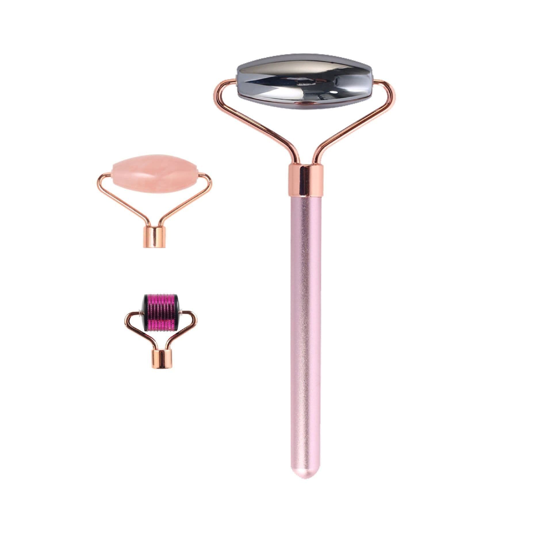 image-Seven-in-one Magnetic Head Changer Three Piece Facial Massage Set