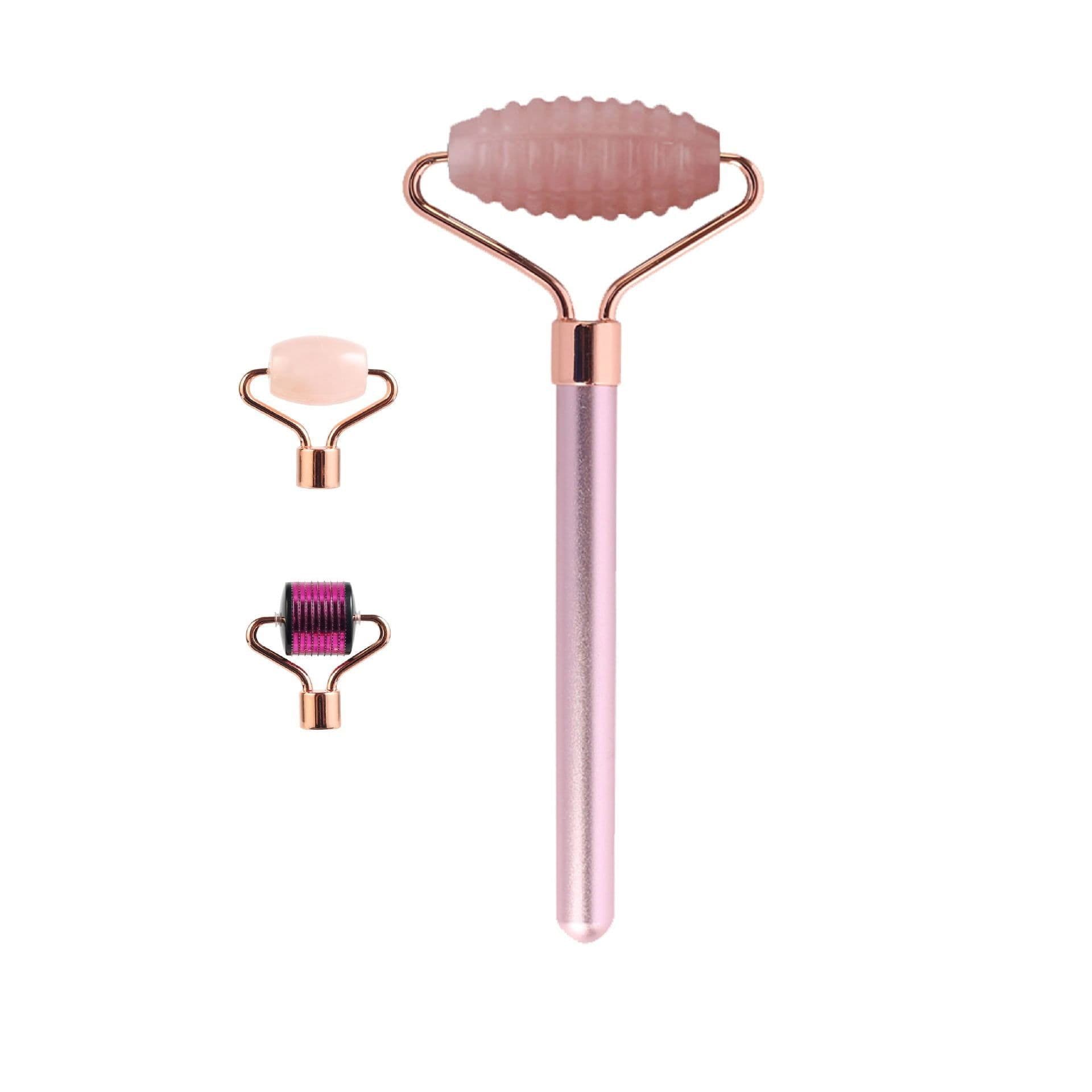 image-Seven-in-one Magnetic Head Changer Three Piece Facial Massage Set