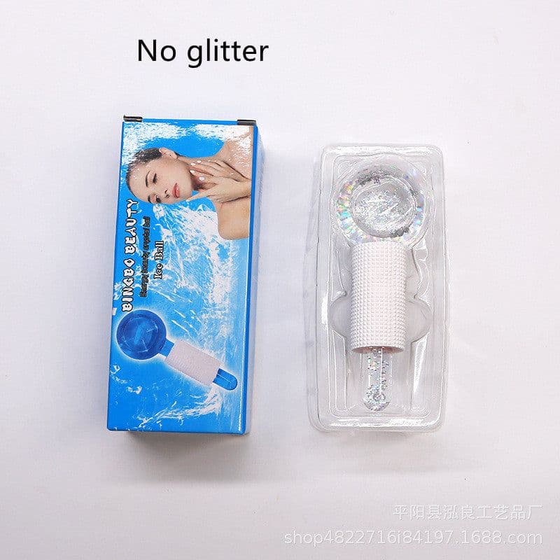 image-Crystal Ice Ball Ice Therapy Facial Massage Glass Beauty Ball