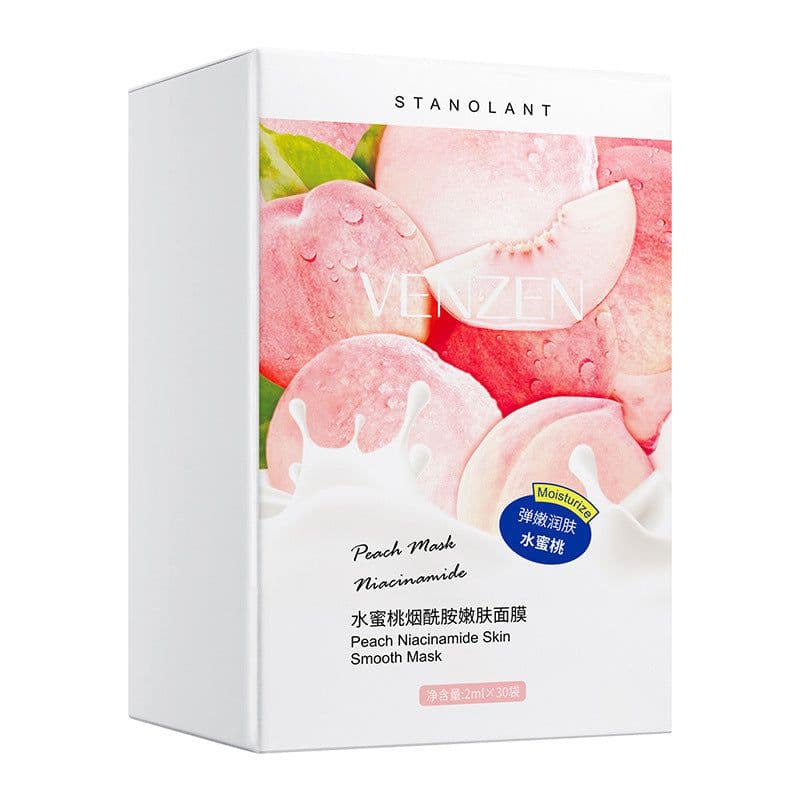 image-Peach Niacinamide Skin Rejuvenation And Moisturizing Mask