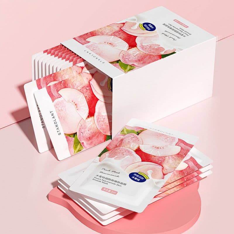 image-Peach Niacinamide Skin Rejuvenation And Moisturizing Mask