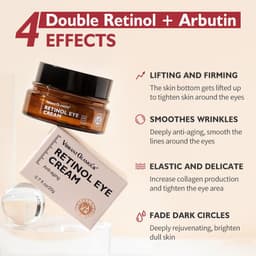 image-Retinol Eye Cream Removes Dark Circles Fades Fine Lines