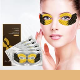 image-Skin Clothing Pearl Caviar Black Gold Eye Mask