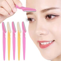image-Women's Metal Skin-friendly Eyebrow Trimmer Set