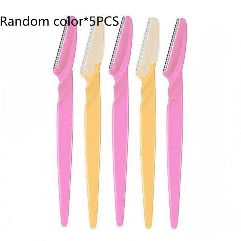 image-Women's Metal Skin-friendly Eyebrow Trimmer Set