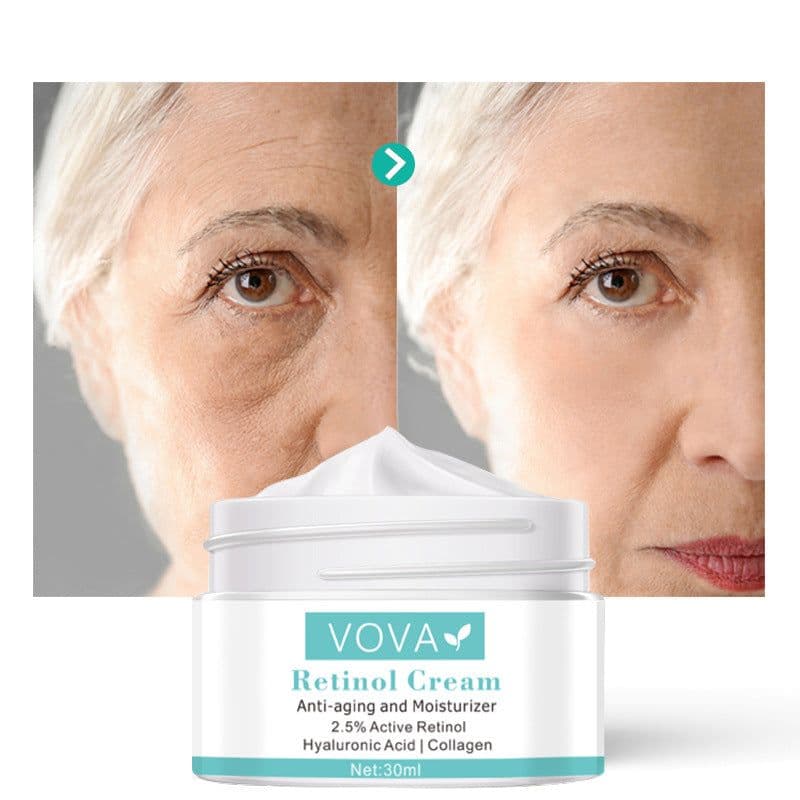 image-Collagen Hyaluronic Acid Anti-Wrinkle Cream Shrink Pores Tightening Improve Puffiness Moisturizing Skin Care