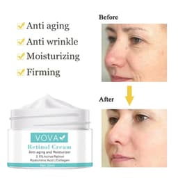image-Collagen Hyaluronic Acid Anti-Wrinkle Cream Shrink Pores Tightening Improve Puffiness Moisturizing Skin Care