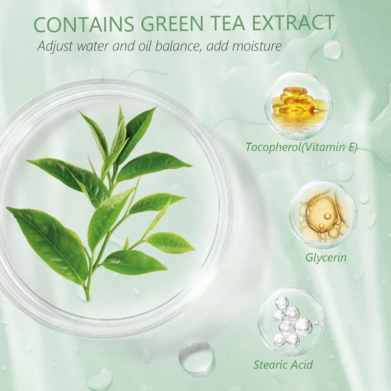image-Green Tea Cleansing Blackhead Oil Control Acne Smear Mask