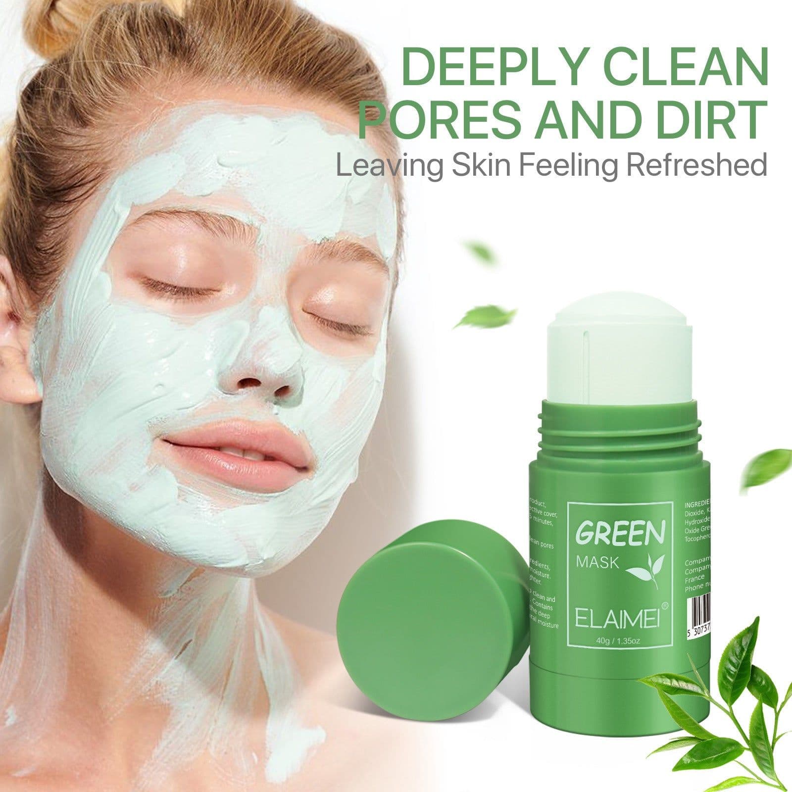image-Green Tea Cleansing Blackhead Oil Control Acne Smear Mask