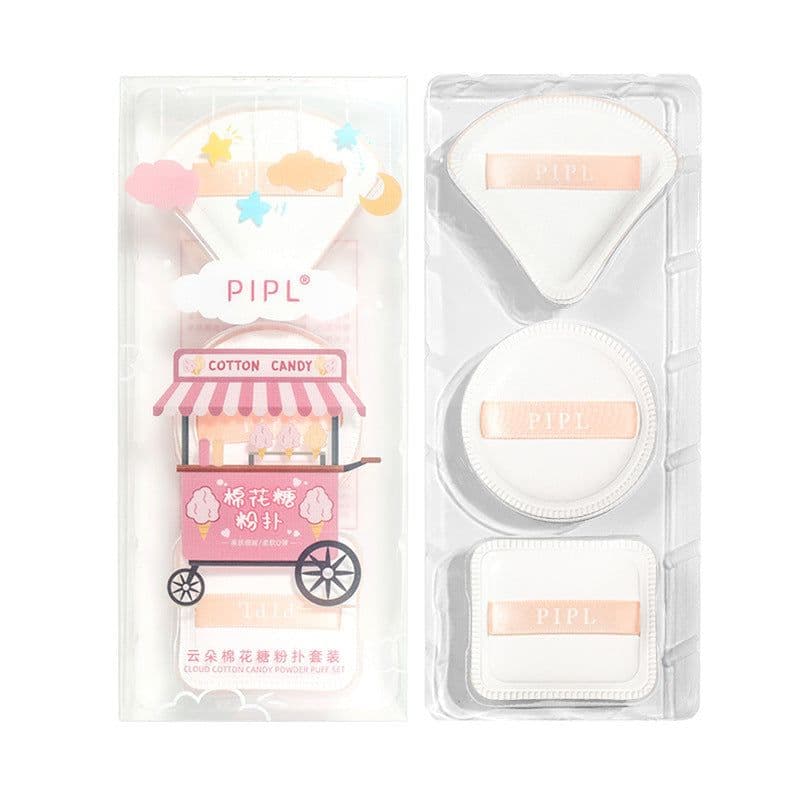 image-Cotton Candy Puff Suit Super Soft Foundation Make-up Powder Dual-use Air Cushion