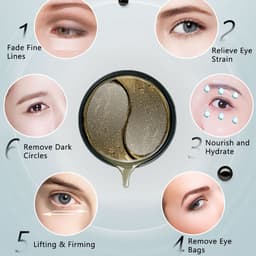 image-Black Pearl Eye Mask Gel Crystal Moisturizing Collagen