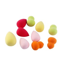 image-Cross-border Hot Selling 10 Mini Foam Large Powder Puff Non-latex Sponge Beauty Tools