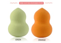 image-Cross-border Hot Selling 10 Mini Foam Large Powder Puff Non-latex Sponge Beauty Tools