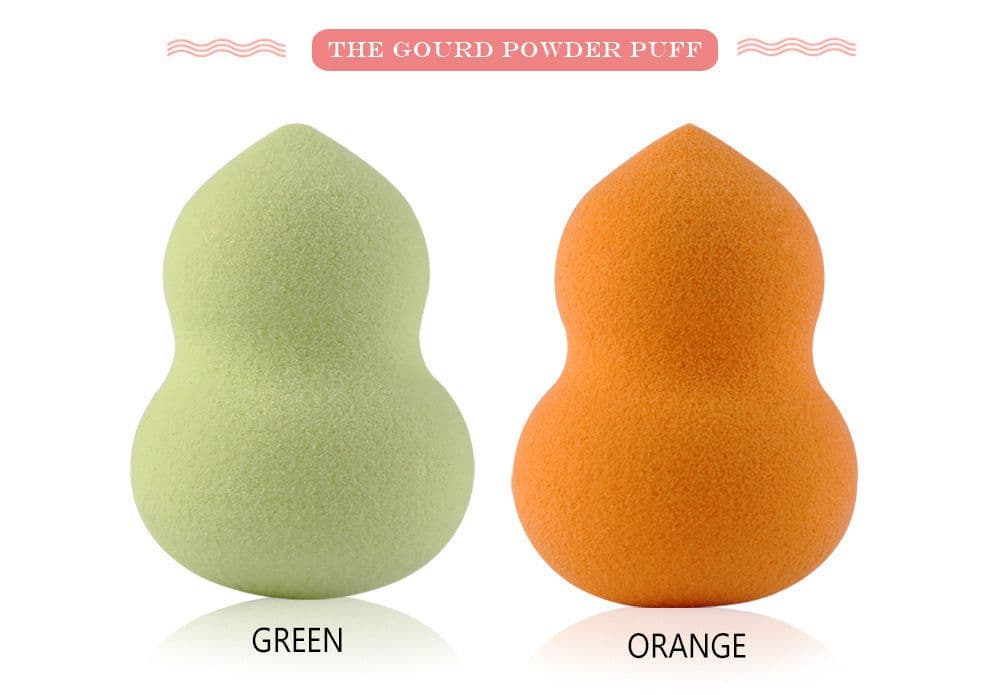 image-Cross-border Hot Selling 10 Mini Foam Large Powder Puff Non-latex Sponge Beauty Tools
