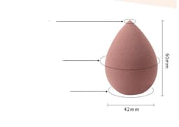 image-Qiao Beili Wholesale Rubycell Cosmetic Egg Makeup Sponge Ball Smear-proof Makeup Beauty Blender Super Soft Cosmetic Egg