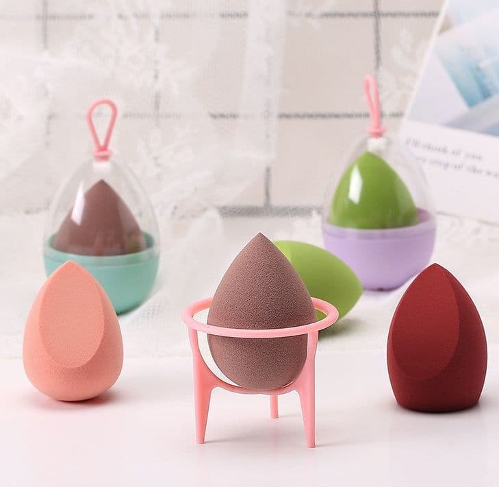 image-Qiao Beili Wholesale Rubycell Cosmetic Egg Makeup Sponge Ball Smear-proof Makeup Beauty Blender Super Soft Cosmetic Egg