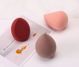 image-Qiao Beili Wholesale Rubycell Cosmetic Egg Makeup Sponge Ball Smear-proof Makeup Beauty Blender Super Soft Cosmetic Egg