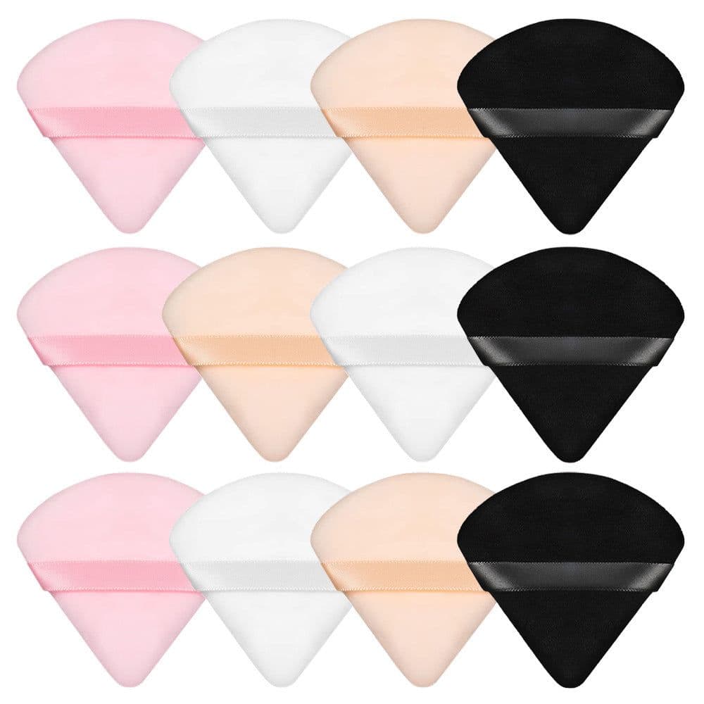 image-New Triangle Flocking Double-sided Makeup Cushion
