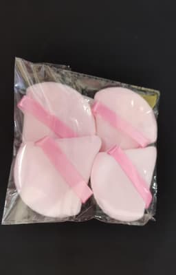 image-Puff Suede Dry Powder Puff Fan Loose Powder Puff Makeup Sponge