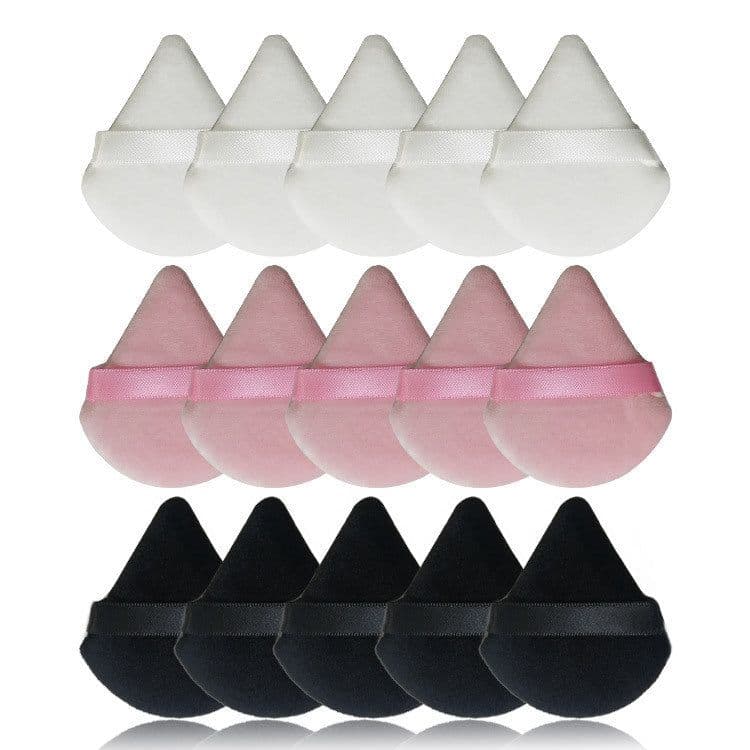 image-Puff Suede Dry Powder Puff Fan Loose Powder Puff Makeup Sponge