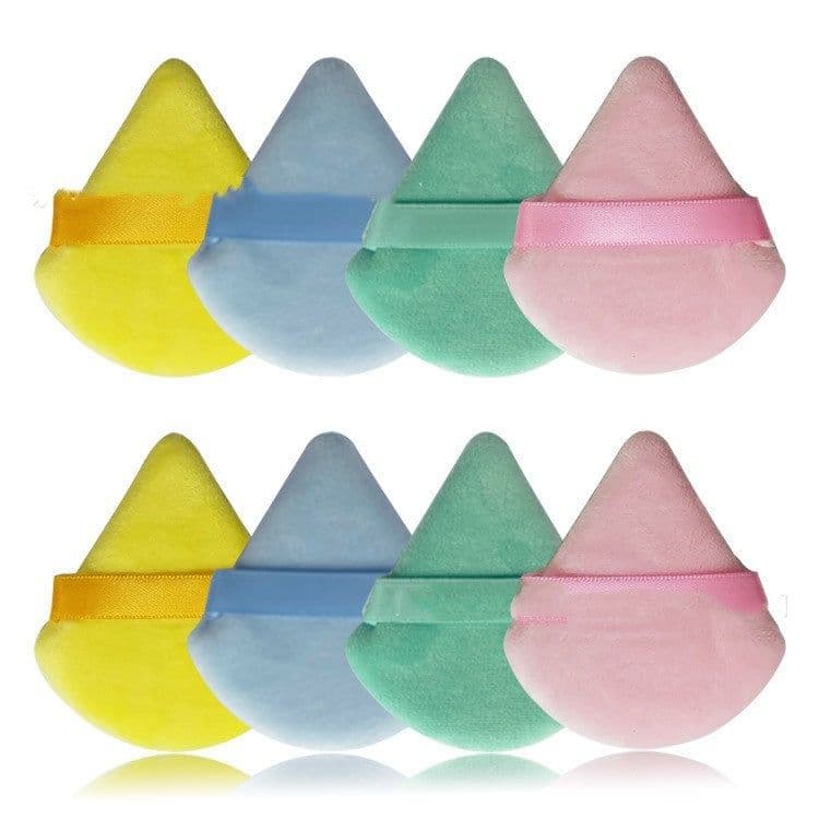 image-Puff Suede Dry Powder Puff Fan Loose Powder Puff Makeup Sponge