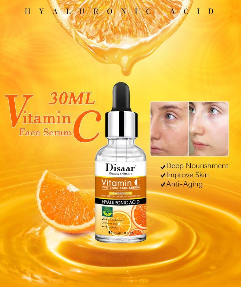 image-Hyaluronic Acid Vitamin C Face Serum Whitening