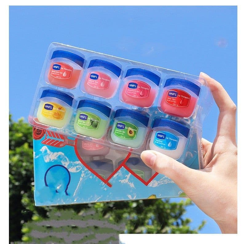 image-Lip Balm Hydrating Moisturizing Lip Mask Repair Lip Fade Lip Lines Lip Oil Lip Gloss Set