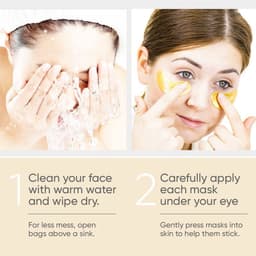 image-Eye Bag Removal Wrinkle Lifting And Tightening 24K Gold Eye Mask Patch