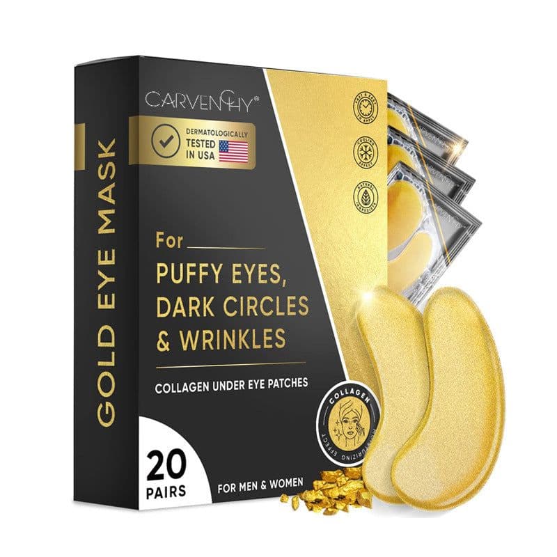 image-Eye Bag Removal Wrinkle Lifting And Tightening 24K Gold Eye Mask Patch