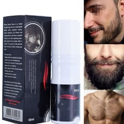 image-60ml Beard Grow Beard Growth Oil Facial Hair Grower Spray