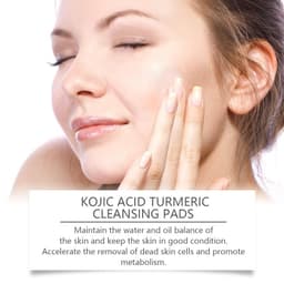 image-Kojic Acid Turmeric Cleansing Pads Beauty Hot-sale