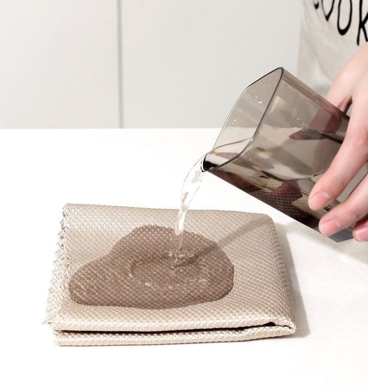 image-Cabo Kitchen Cleaning Absorbent Microfiber Fish Scale Towel