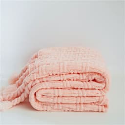 image-Positive And Negative Woven Tassels Casual Nap Air Conditioning Blanket Shawl Office Blanket Emily