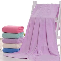 image-Source Factory Microfiber Bath Towel Beach Towel Beauty Salon Bed Fire Therapy 70 140 Absorbent Foreign Trade Bath Towel