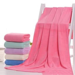 image-Source Factory Microfiber Bath Towel Beach Towel Beauty Salon Bed Fire Therapy 70 140 Absorbent Foreign Trade Bath Towel